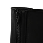 Elasticated High Ankle Boots (Size 4) - Black