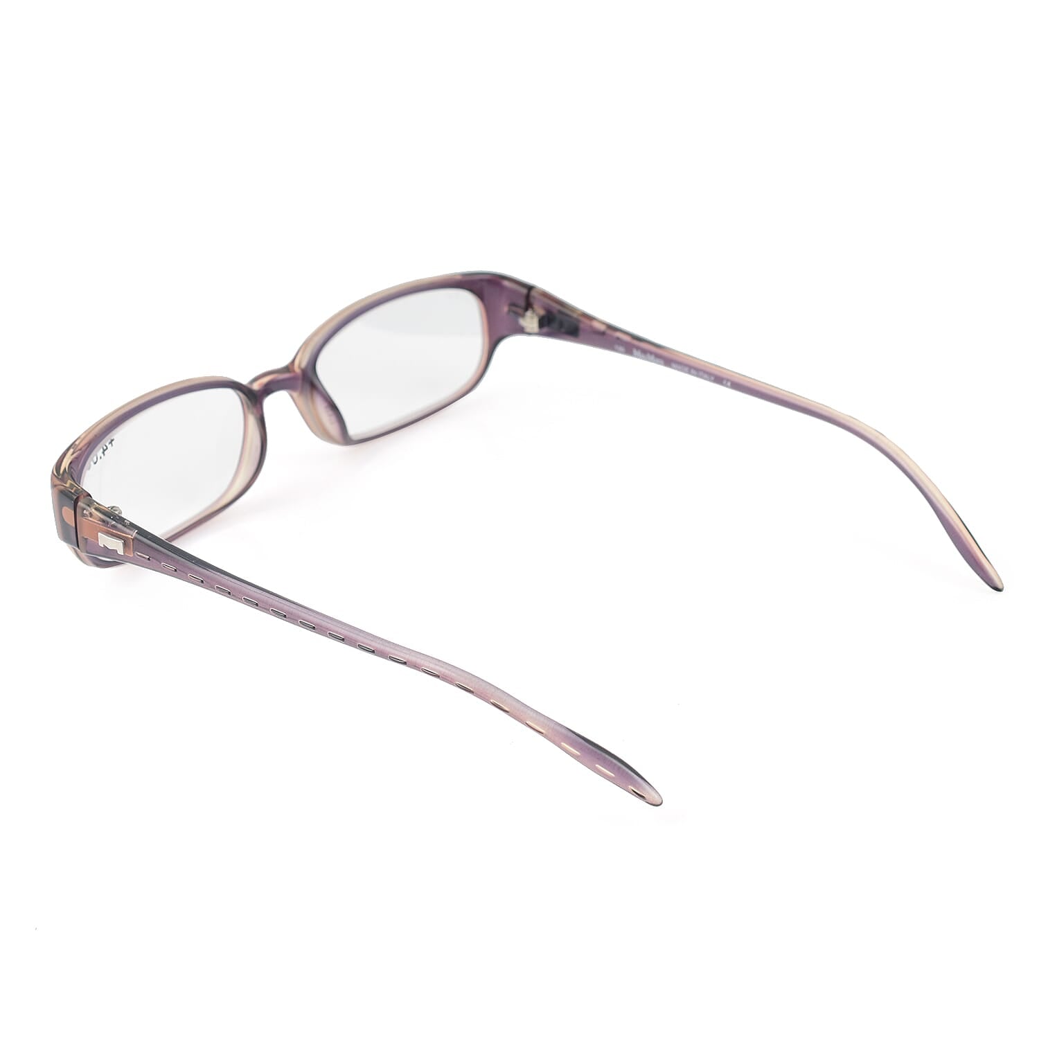 Max Mara Rectangular Readers with Decorative Temples (+4.0 Power) V32357227 2