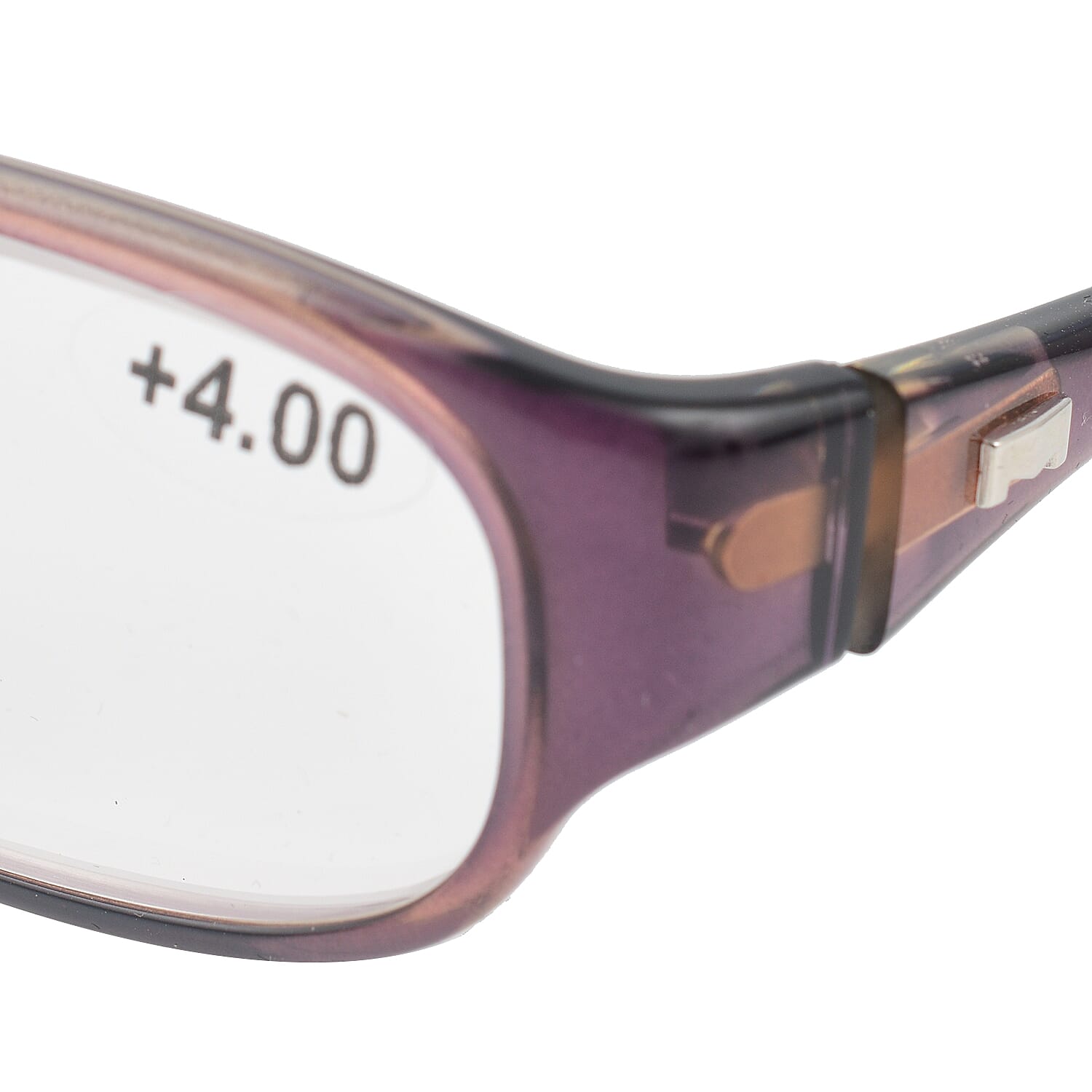 Max Mara Rectangular Readers with Decorative Temples (+4.0 Power) V32357227 3