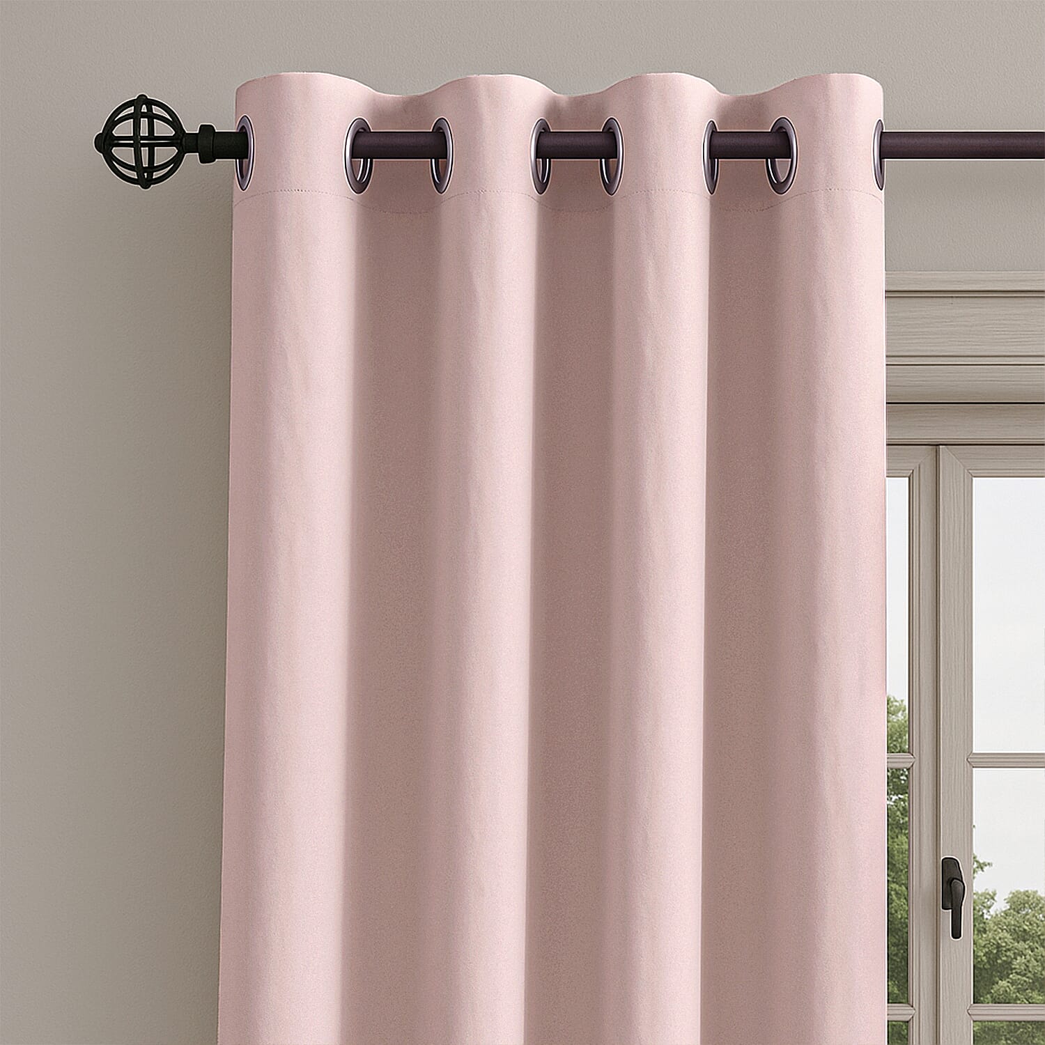 MONEY SAVER- Homesmart - Set of 2 UV Protected Heat Retaining Thermal, Blackout Curtains with Metal Eyelets (Size 240x132 Cm - 94.4 x 51.9 inches) 7488057 1