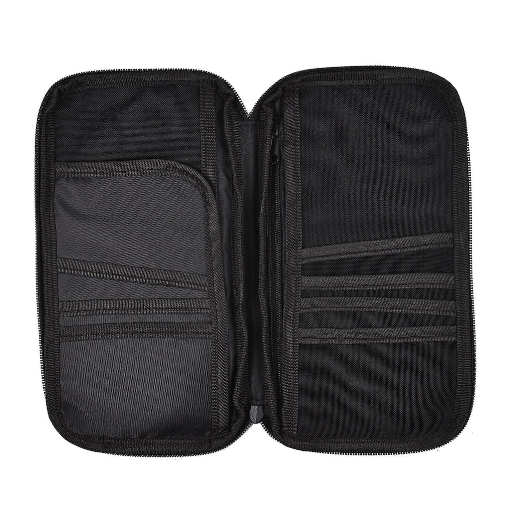 Set of 3 - RFID Travel-Passport Wallet with Card Slots Organizer, 22 Pieces Combination Screwdriver Set and Magnifier