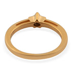 Diamond Star Stackable Ring in 14K Gold Overlay Sterling Silver