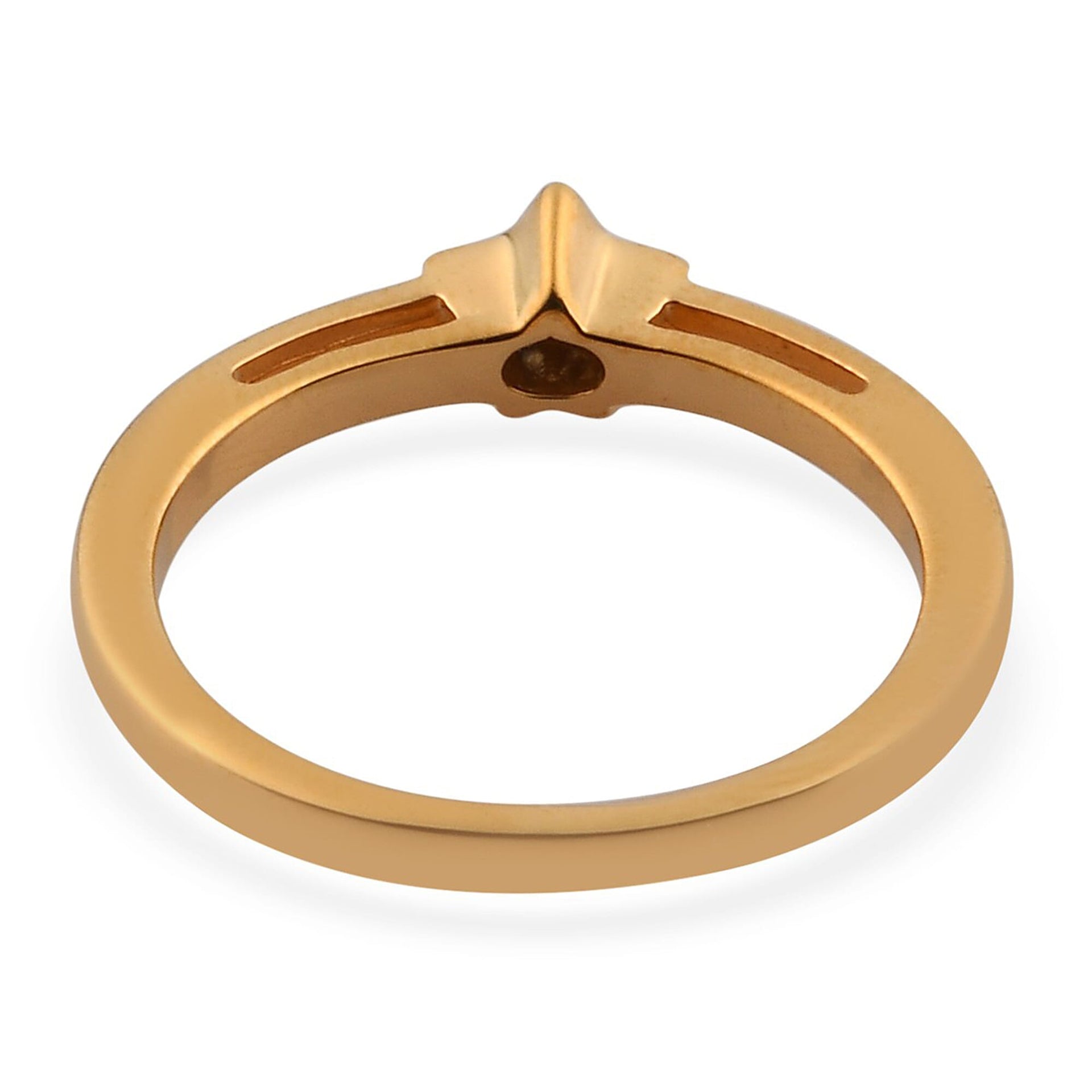Diamond Star Stackable Ring in Sterling Silver with 18K Vermeil Yellow Gold V32490030 5