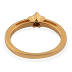 Diamond Star Stackable Ring in 14K Gold Overlay Sterling Silver