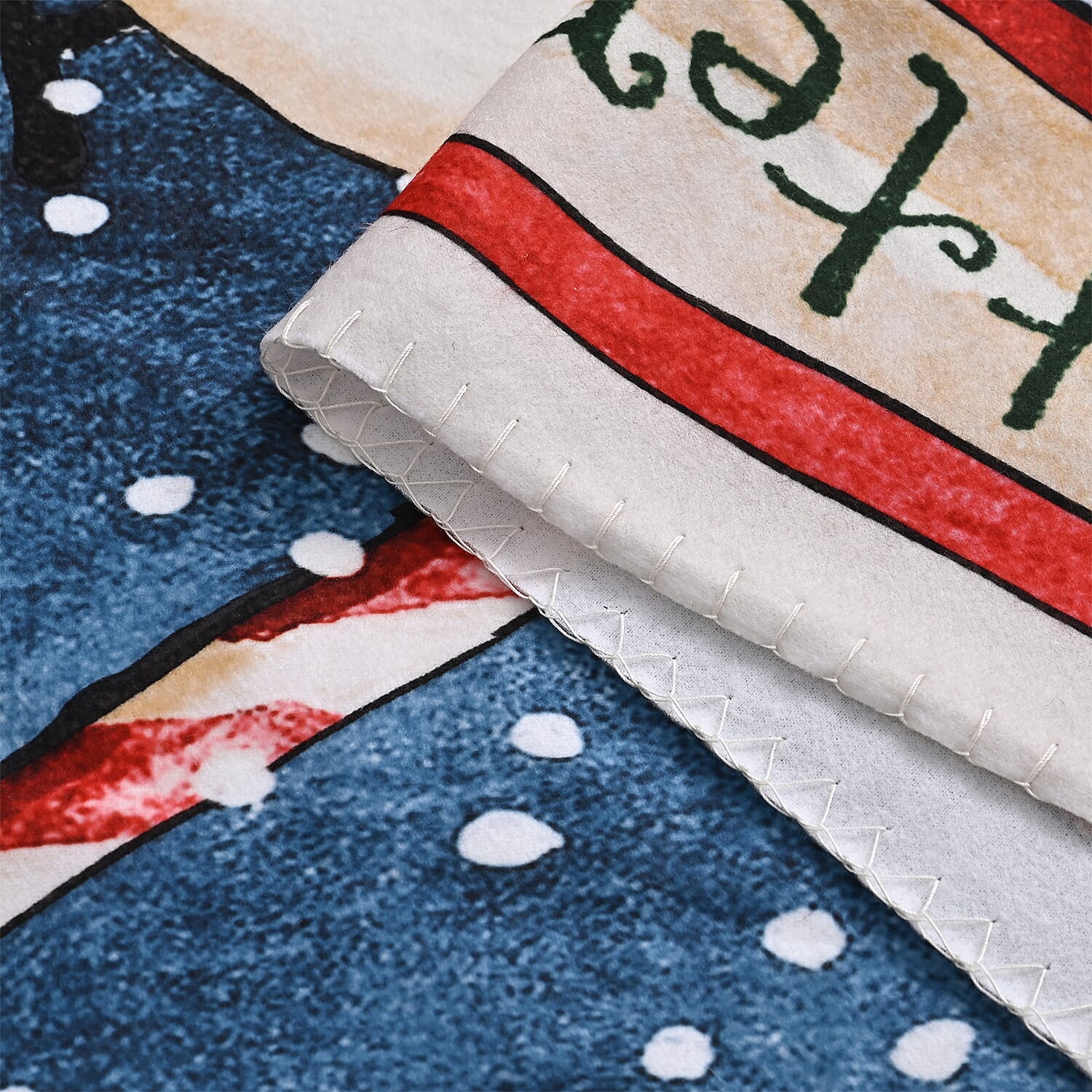 Warehouse Moving Clearance Deal - Snowman &amp; Toys Digital Print Cosy Fleece Throw  (220gsm) - Snowman - 70 x50in Approx. V32515350 3