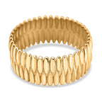 Maestro Collection - 9K Yellow Gold Drop Wide Band Ring