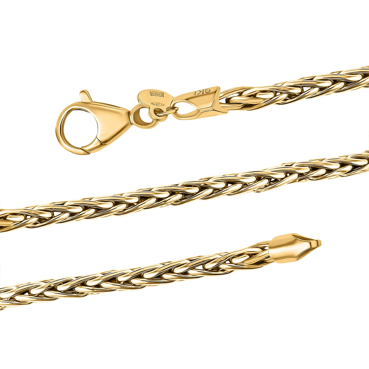Maestro Collection - 9K Yellow Gold Bella Spiga Necklace (Size - 20), Gold Wt. 5.20 GM 7780452 4