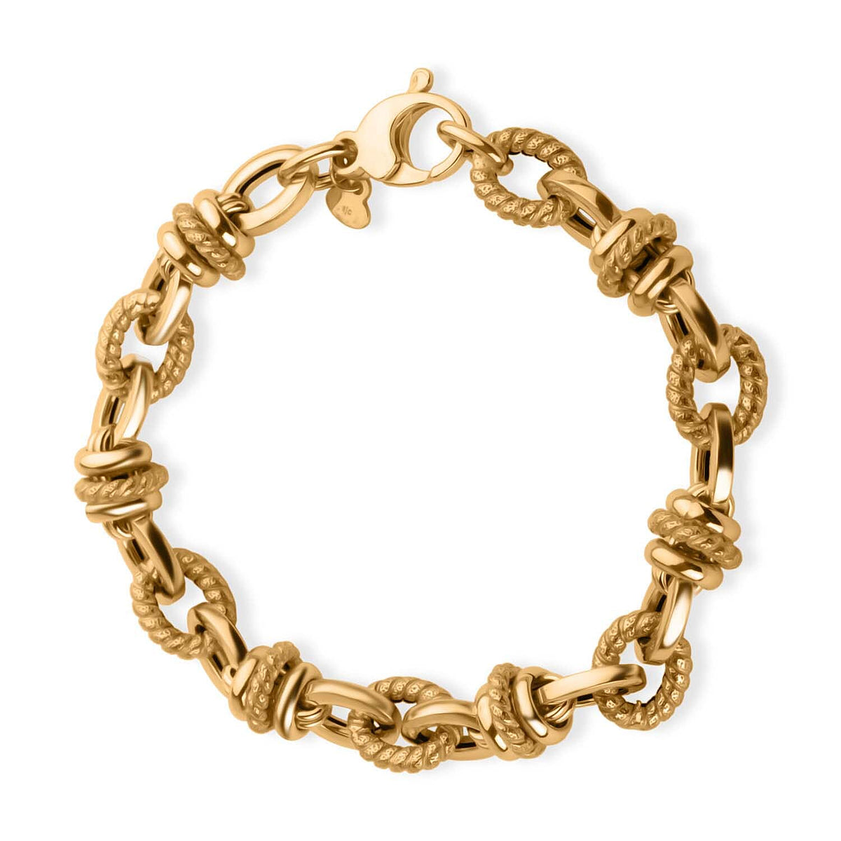 Maestro Collection -9K Yellow Gold Bracelet (Size 7.5) with Lobster Clasp 8.00 Gms. 8289066 0