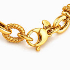 Maestro Collection -9K Yellow Gold Bracelet (Size 7.5) with Lobster Clasp 8.00 Gms.