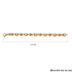 Maestro Collection -9K Yellow Gold Bracelet (Size 7.5) with Lobster Clasp 8.00 Gms.