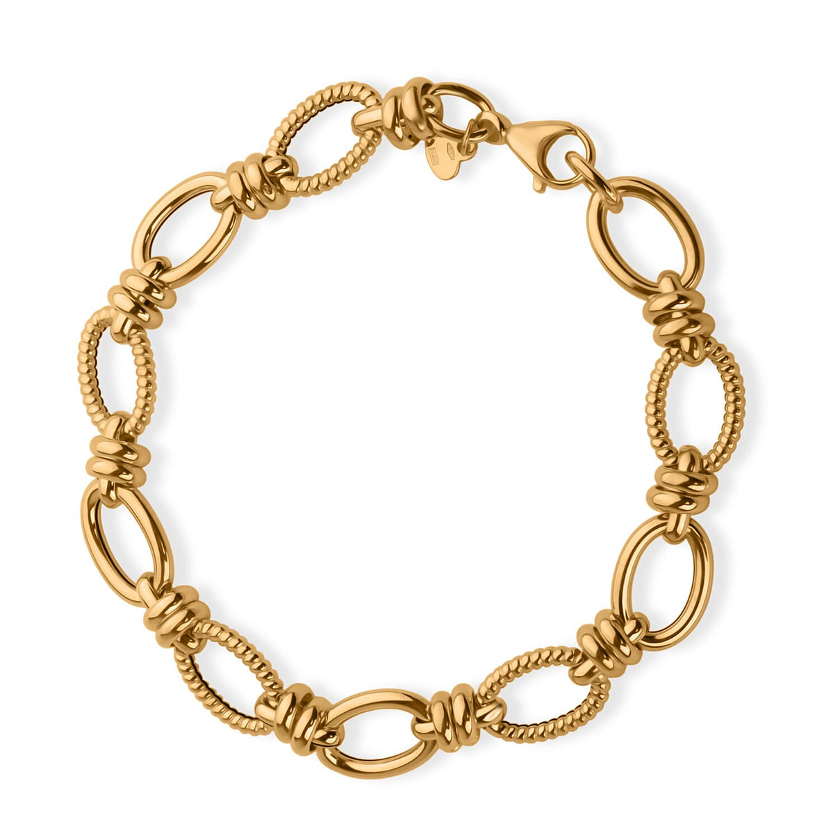 Maestro Collection - 9K Yellow Gold Bracelet (Size 7.5) with Lobster Clasp, 8289068 0