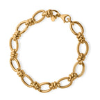 Maestro Collection - 9K Yellow Gold Bracelet (Size 7.5) with Lobster Clasp,