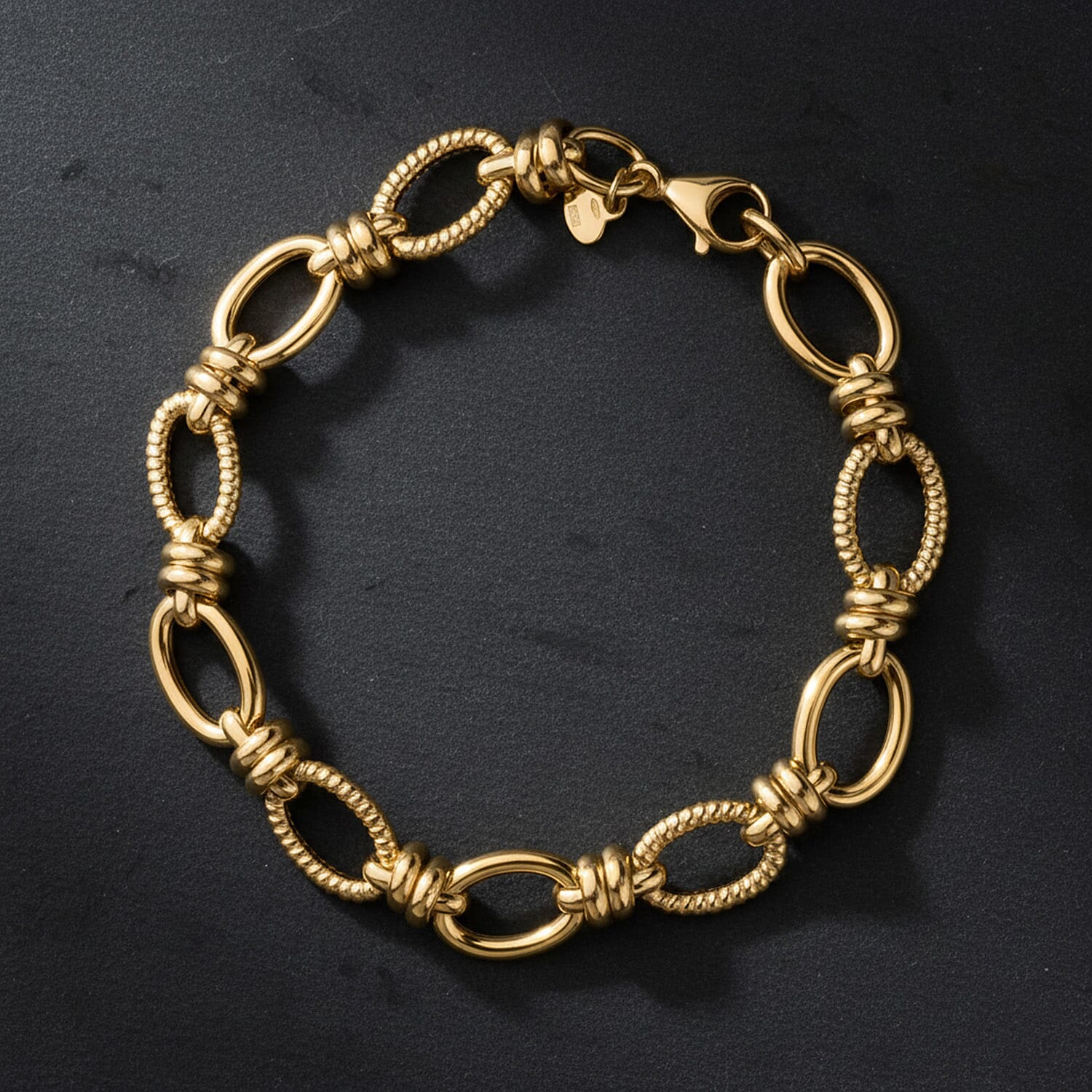 Maestro Collection - 9K Yellow Gold Bracelet (Size 7.5) with Lobster Clasp, 8289068 1