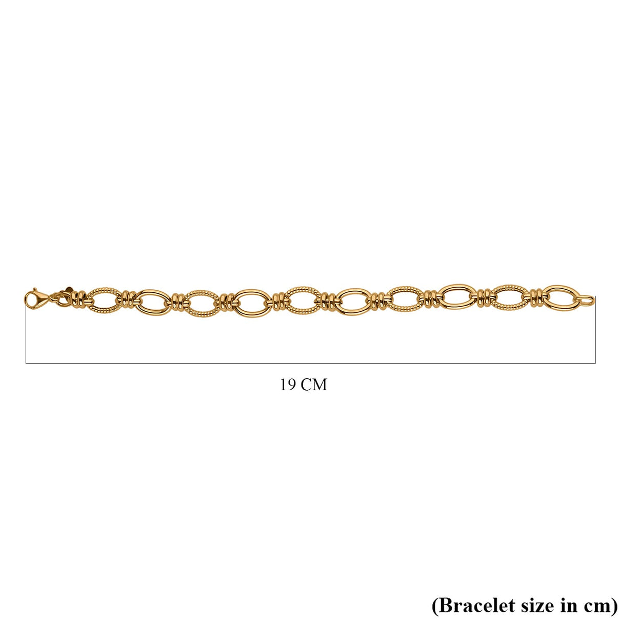Maestro Collection - 9K Yellow Gold Bracelet (Size 7.5) with Lobster Clasp, 8289068 5