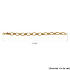 Maestro Collection - 9K Yellow Gold Bracelet (Size 7.5) with Lobster Clasp,