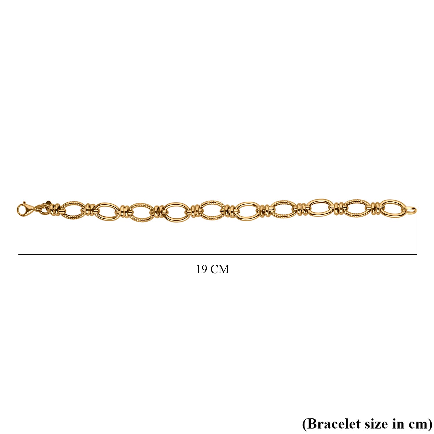 Maestro Collection - 9K Yellow Gold Bracelet (Size 7.5) with Lobster Clasp, 8289068 5