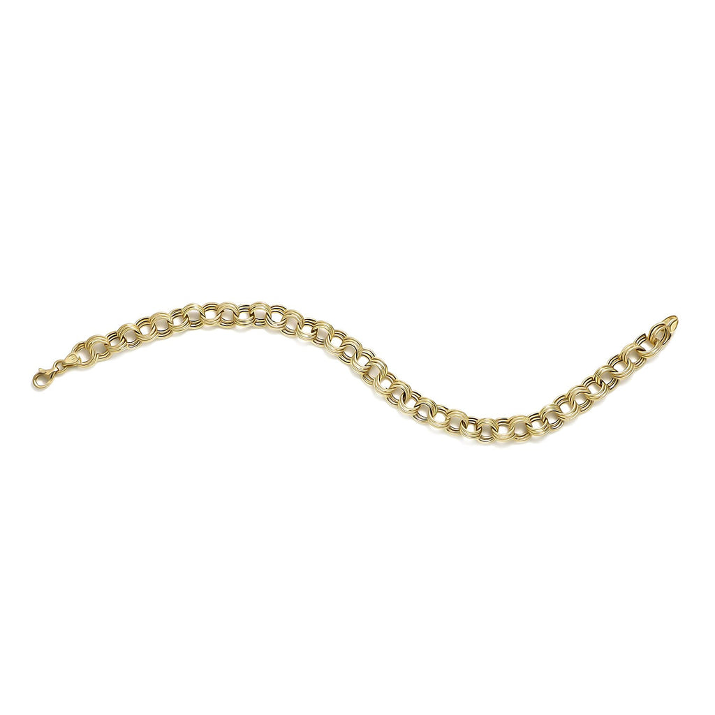 Maestro Collection - 9K Yellow Gold Bracelet (Size - 7.5)