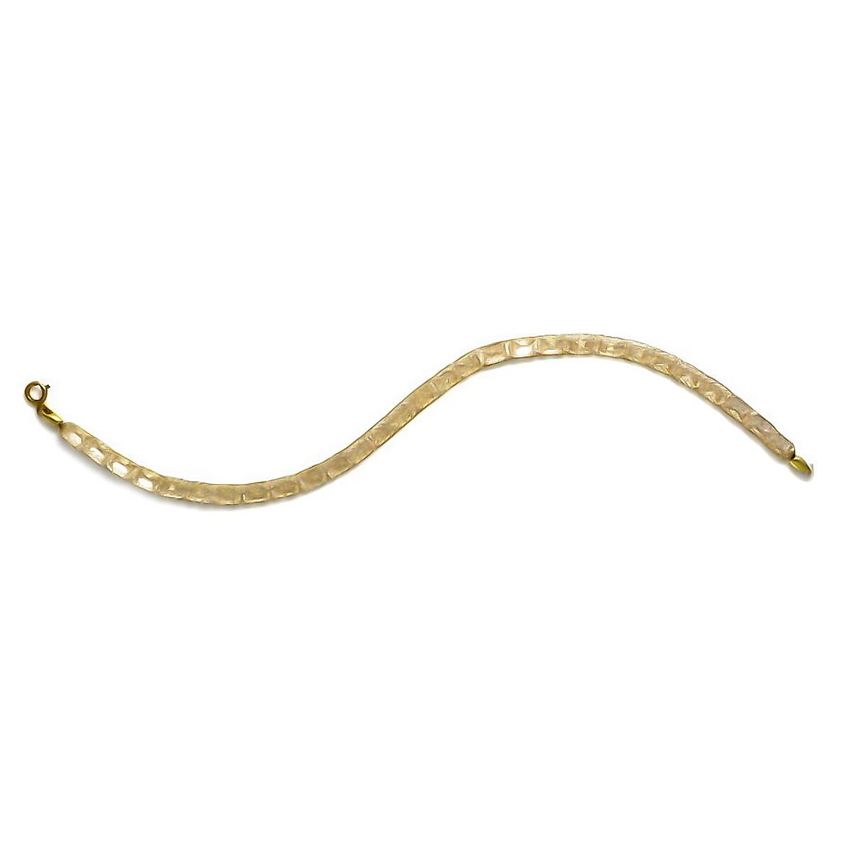 Maestro Collection - 9K Yellow Gold Cubic Zirconia Bracelet (Size - 7.5) With Spring Ring Clasp 5.800 Ct 7193367 0