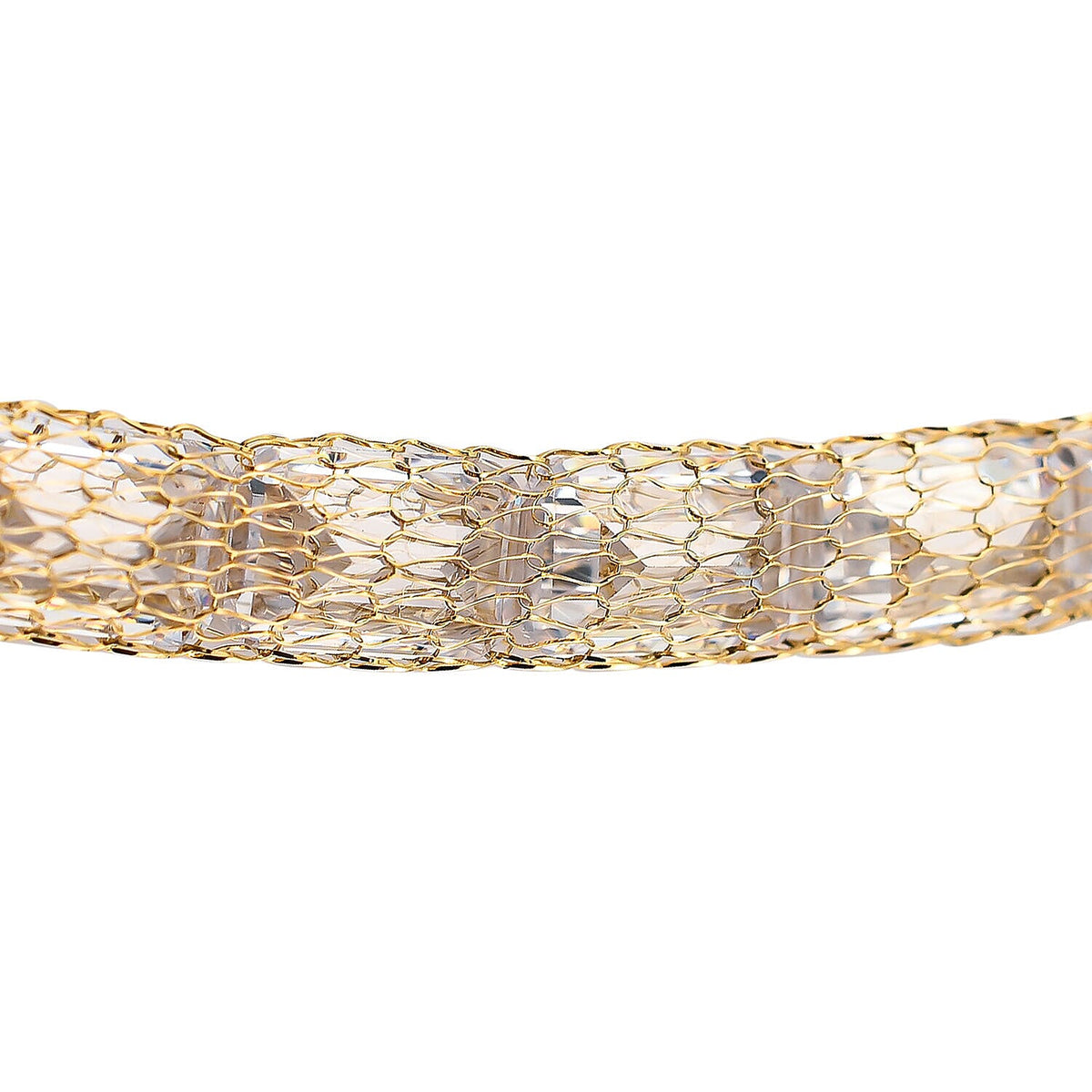 Maestro Collection - 9K Yellow Gold Cubic Zirconia Bracelet (Size - 7.5) With Spring Ring Clasp 5.800 Ct 7193367 2