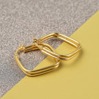 Maestro Collection - 9K Yellow Gold Hoop Earrings
