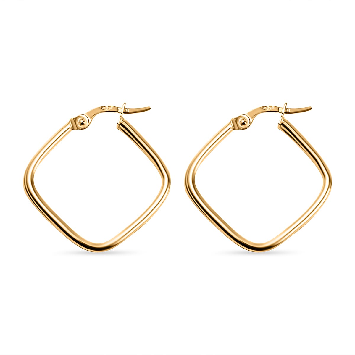 Maestro Collection - 9K Yellow Gold Hoop Earrings 7373252 3