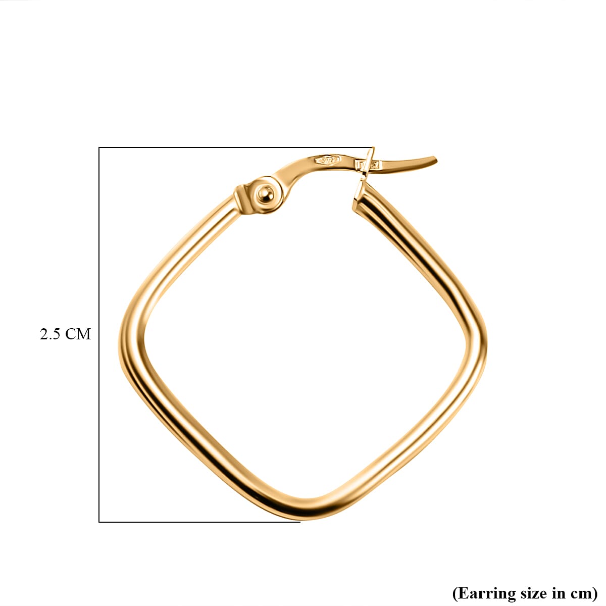 Maestro Collection - 9K Yellow Gold Hoop Earrings 7373252 4
