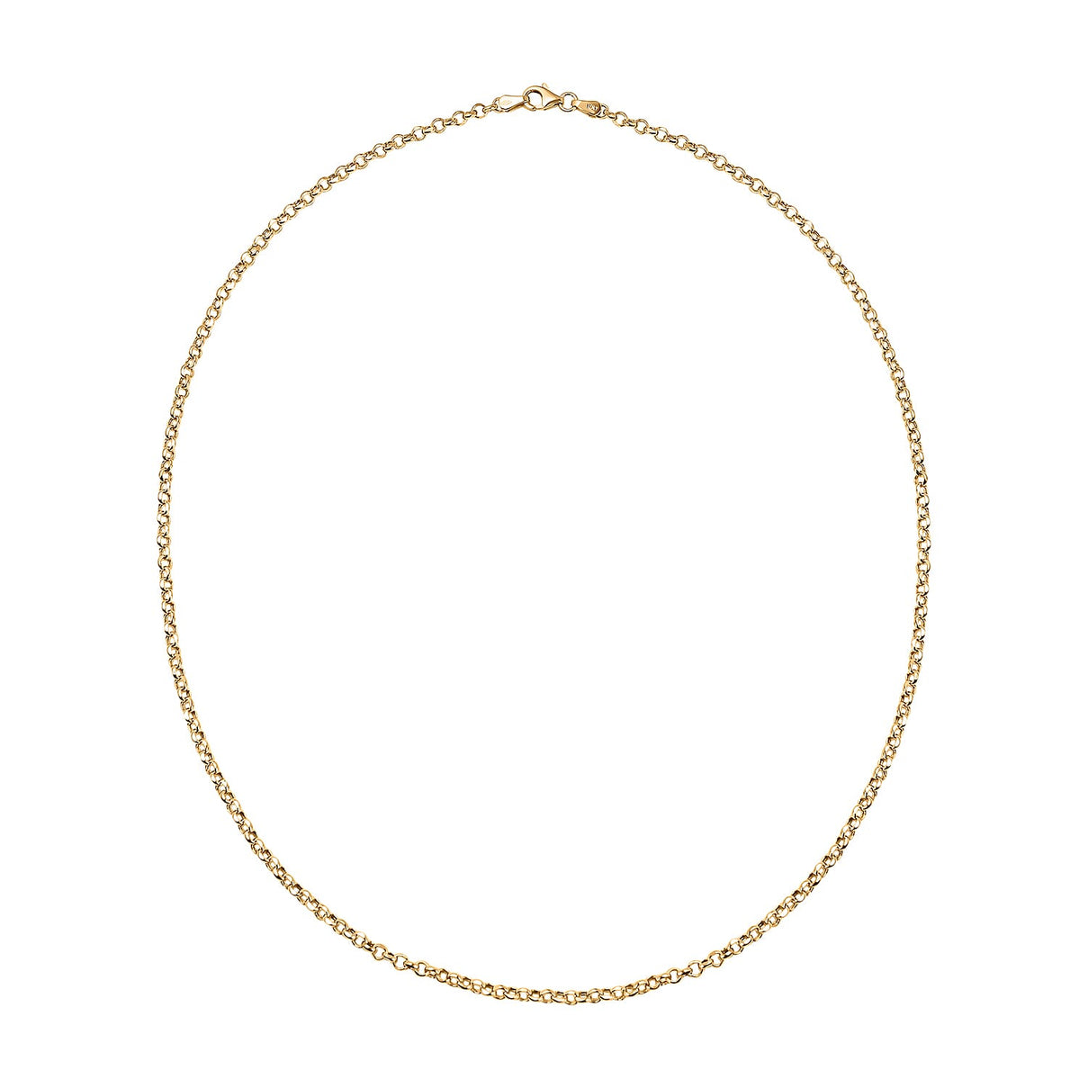 Maestro Collection - 9K Yellow Gold Diamond Cut Rolo Chain (Size - 20), Gold Wt- 5.12 Gms 7616700 0