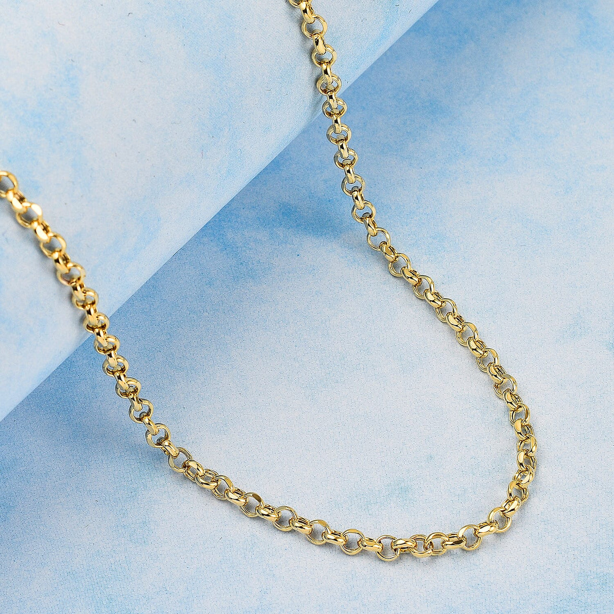 Maestro Collection - 9K Yellow Gold Diamond Cut Rolo Chain (Size - 20), Gold Wt- 5.12 Gms 7616700 1