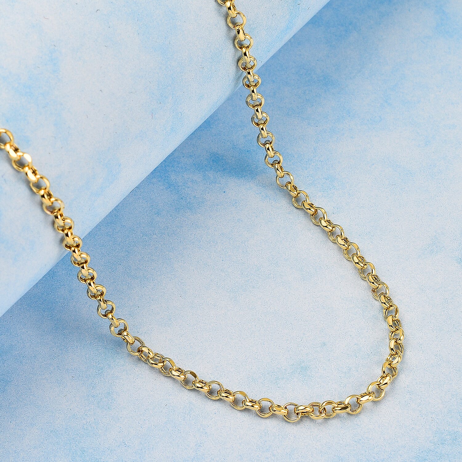 Maestro Collection - 9K Yellow Gold Diamond Cut Rolo Chain (Size - 20), Gold Wt- 5.12 Gms 7616700 1