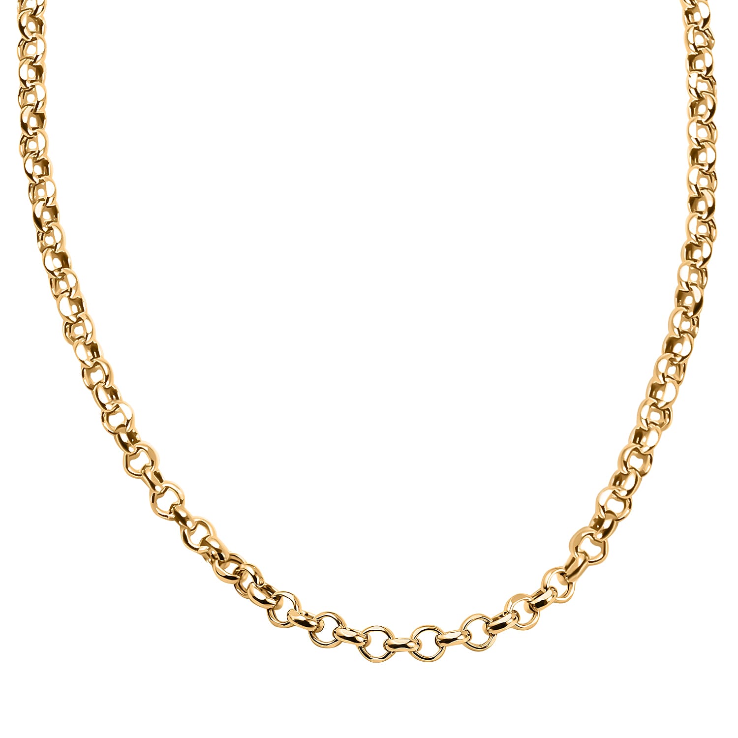Maestro Collection - 9K Yellow Gold Diamond Cut Rolo Chain (Size - 20), Gold Wt- 5.12 Gms 7616700 4