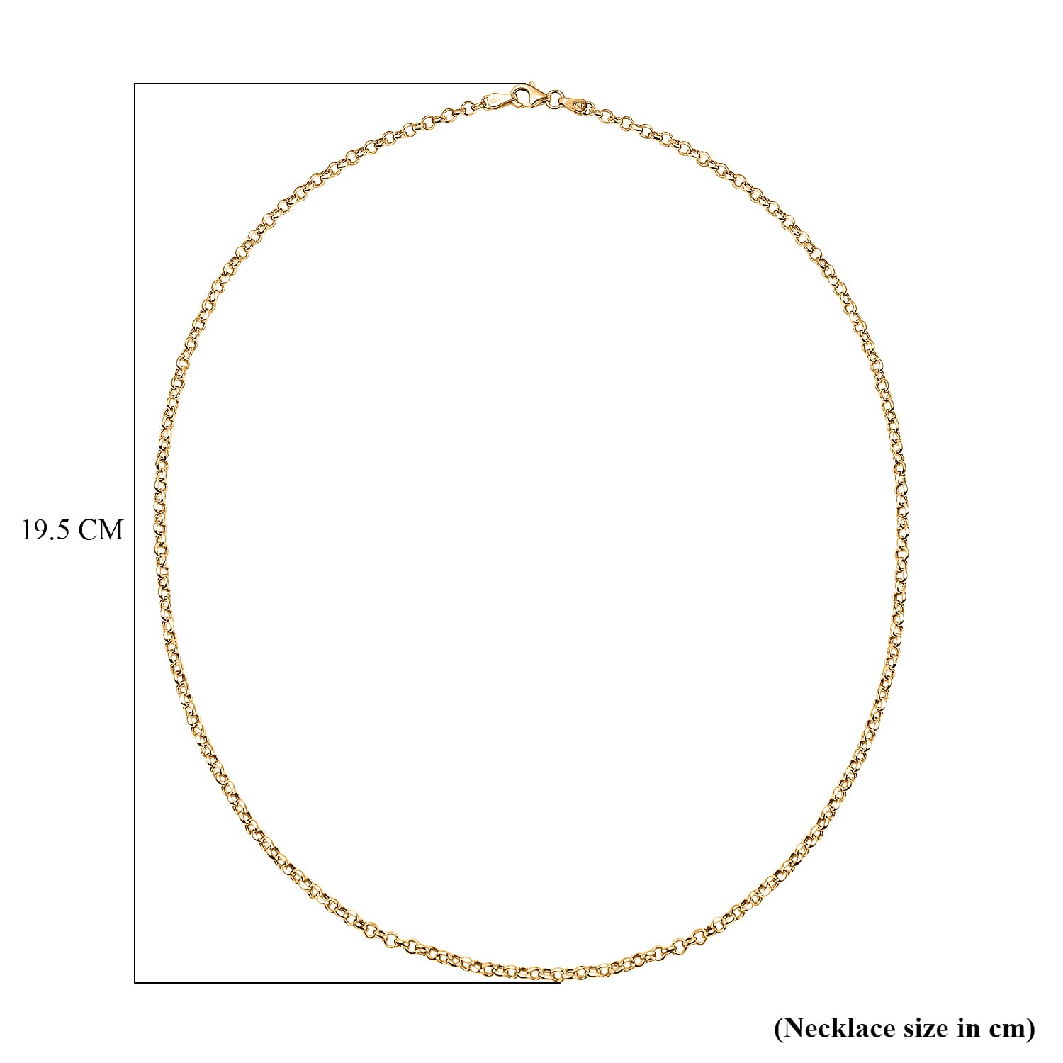 Maestro Collection - 9K Yellow Gold Diamond Cut Rolo Chain (Size - 20), Gold Wt- 5.12 Gms 7616700 5