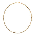 Maestro Collection  - 9K Yellow Gold Double Curb Necklace (Size - 20), Gold Wt. 3.30 Gms