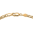 Maestro Collection  - 9K Yellow Gold Double Curb Necklace (Size - 20), Gold Wt. 3.30 Gms