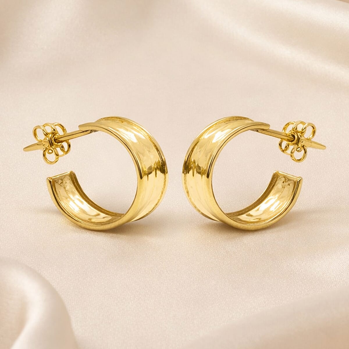 Maestro Collection - 9K Yellow Gold Earring With Push Back 1.86 Gm 7951626 3