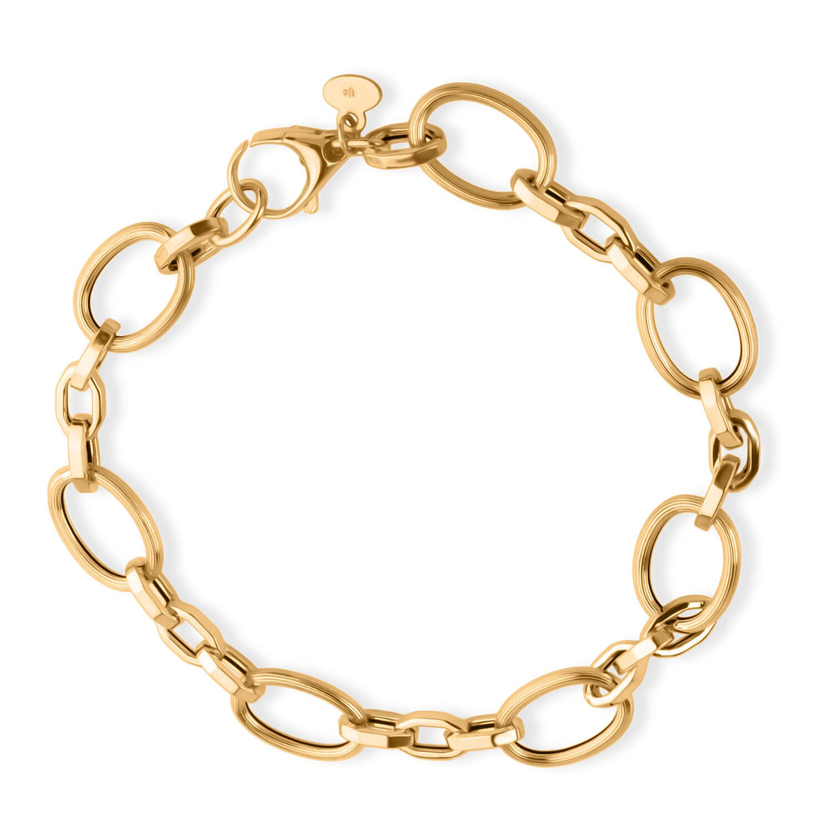 Maestro Collection - 9K Yellow Gold 9.5MM Link Bracelet (Size 7.5) 8289071 0