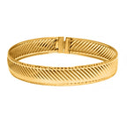 Maestro Collection - 9K Yellow Gold Bangle (Size - 7.5 ), Gold Wt. 6.00 Gms