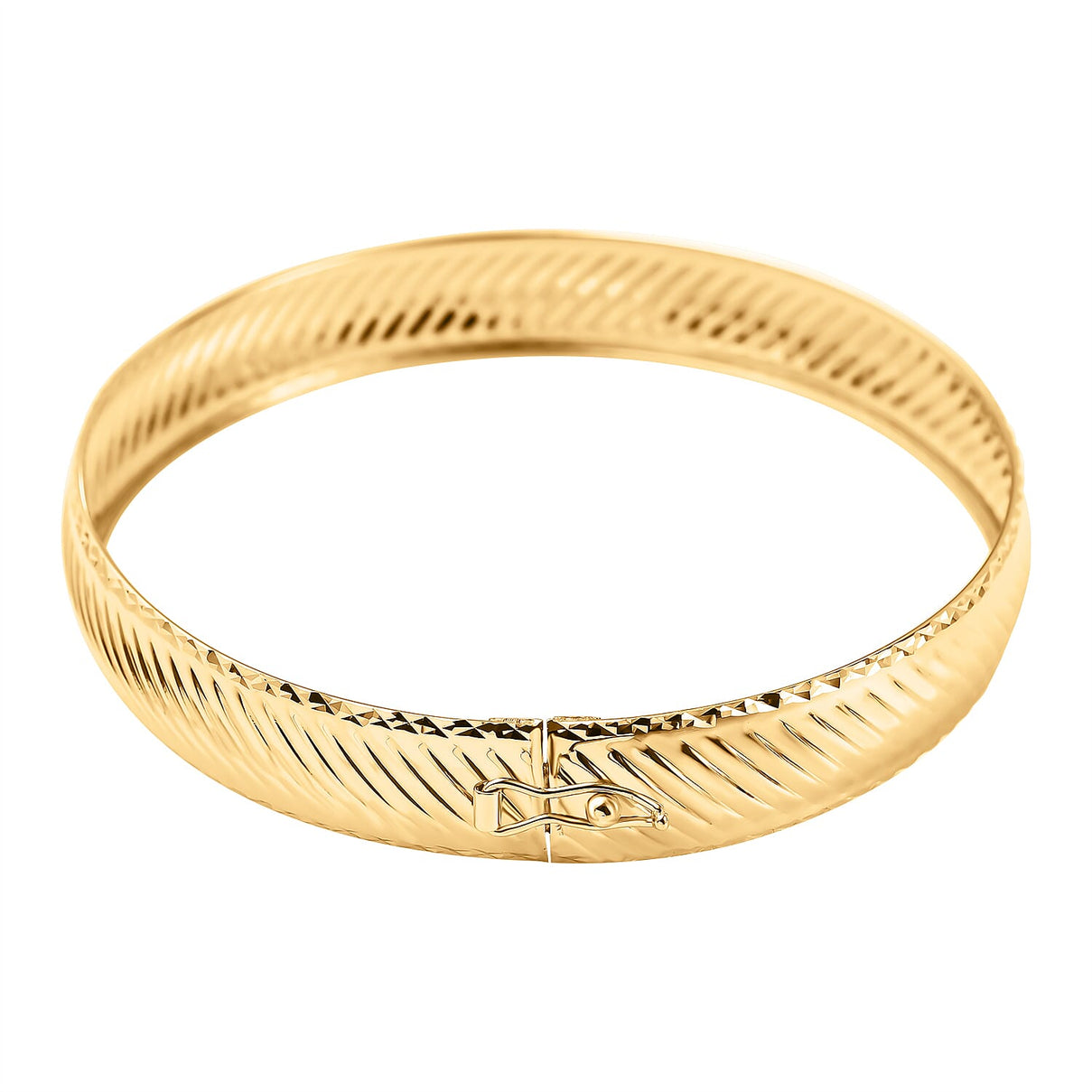 Maestro Collection - 9K Yellow Gold Bangle (Size - 7.5 ), Gold Wt. 6.00 Gms 7570581 3
