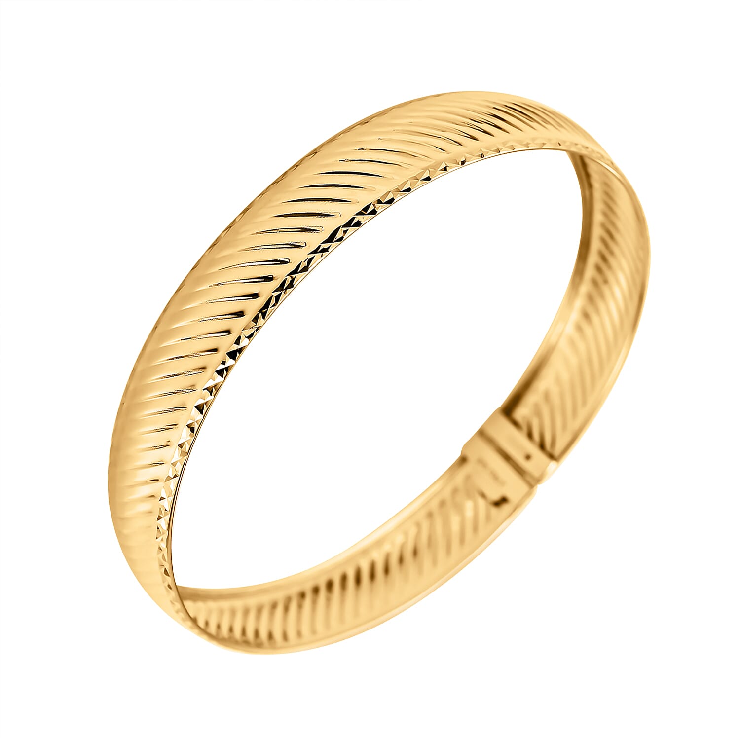 Maestro Collection - 9K Yellow Gold Bangle (Size - 7.5 ), Gold Wt. 6.00 Gms 7570581 4
