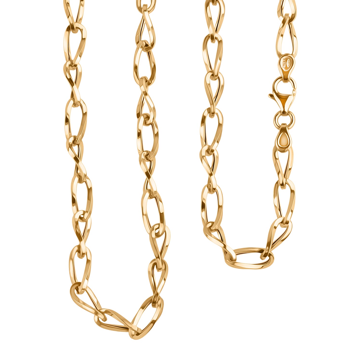 Maestro Collection - 9K Yellow Gold Necklace With Lobster Clasp (Size - 20) 7951730 0