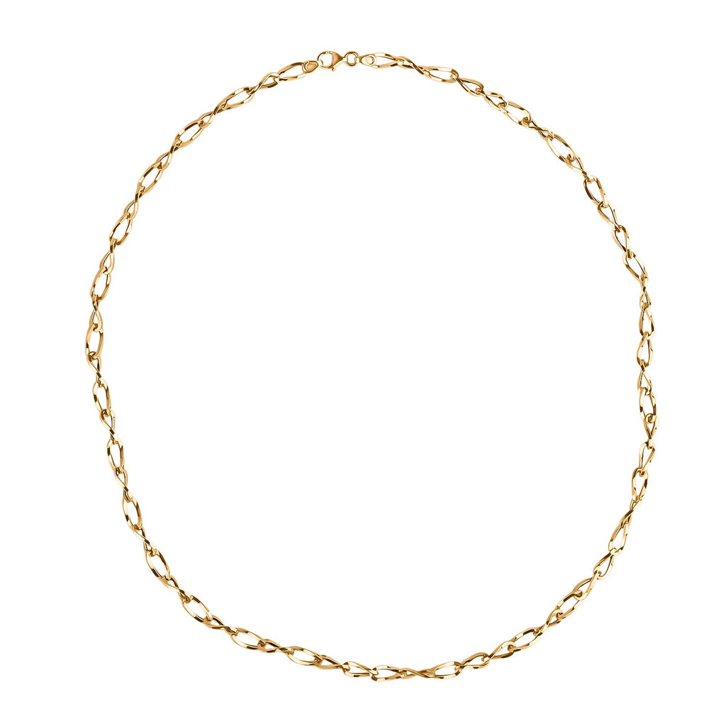 Maestro Collection - 9K Yellow Gold Necklace With Lobster Clasp (Size - 20)
