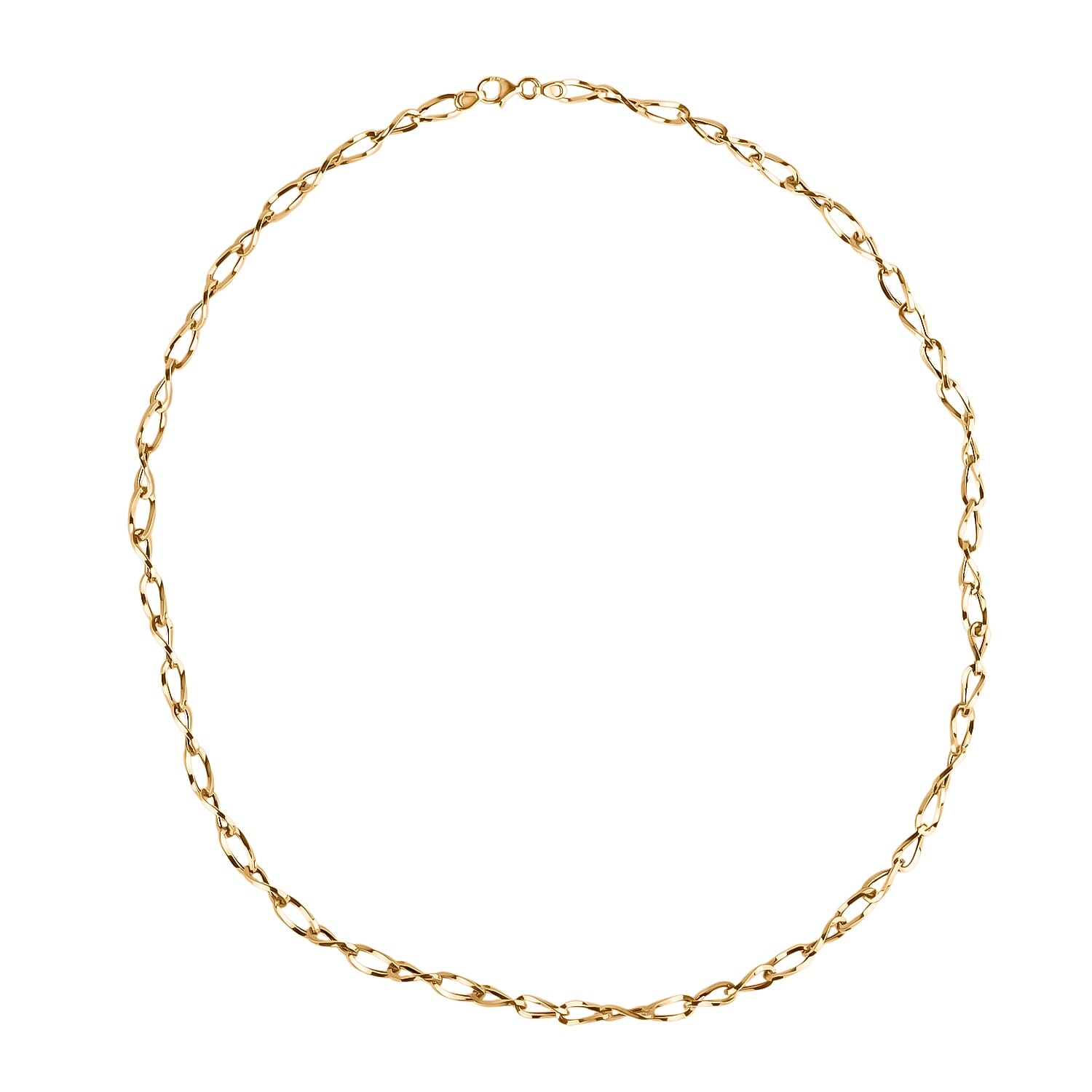 Maestro Collection - 9K Yellow Gold Necklace With Lobster Clasp (Size - 20) 7951730 5