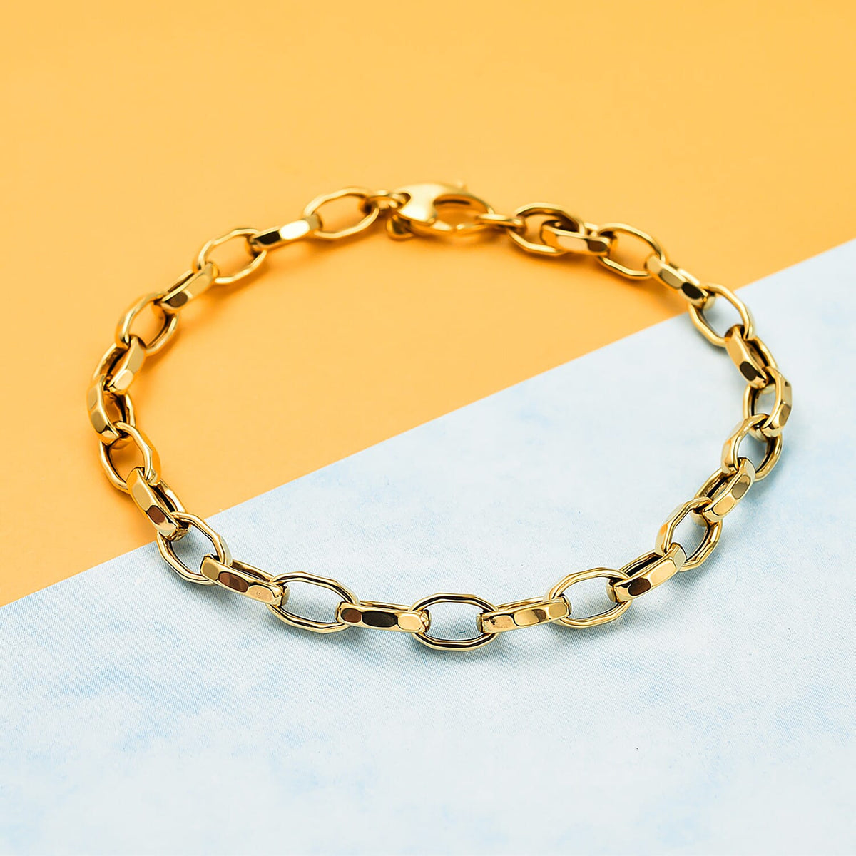 Maestro Collection - 9K Yellow Gold Rolo Bracelet (Size - 7.5).Gold wt 3.01 Gms 7706969 1