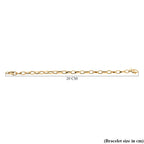 Maestro Collection - 9K Yellow Gold Rolo Bracelet (Size - 7.5).Gold wt 3.01 Gms