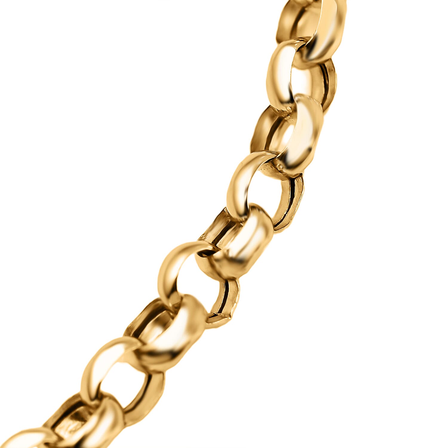 9K Yellow Gold Rolo Bracelet (Size - 7.5) Gold Wt 2.01 gms 7722956 3