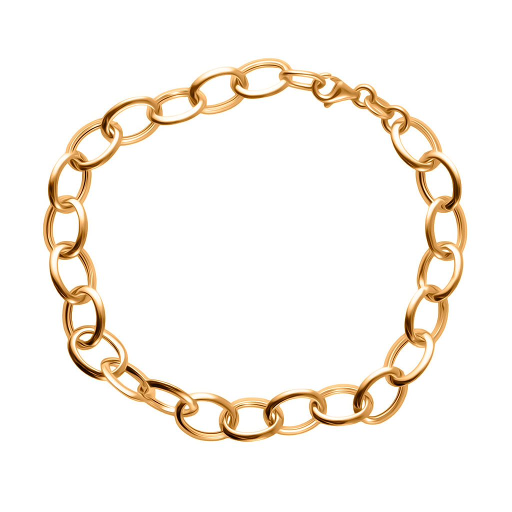 Maestro Collection - 9K Yellow Gold Rolo Bracelet (Size - 7.5)