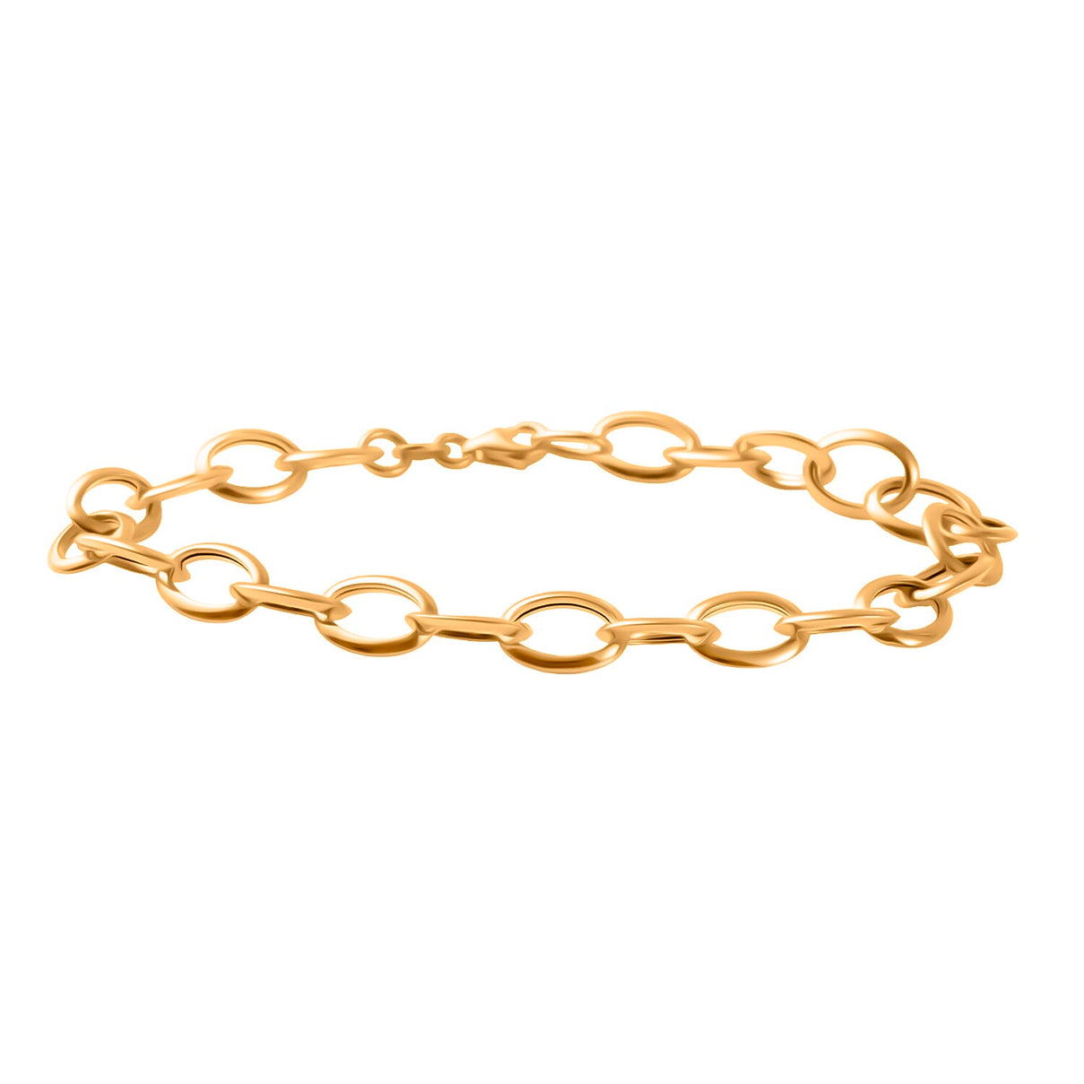 Maestro Collection - 9K Yellow Gold Rolo Bracelet (Size - 7.5) 7792174 1
