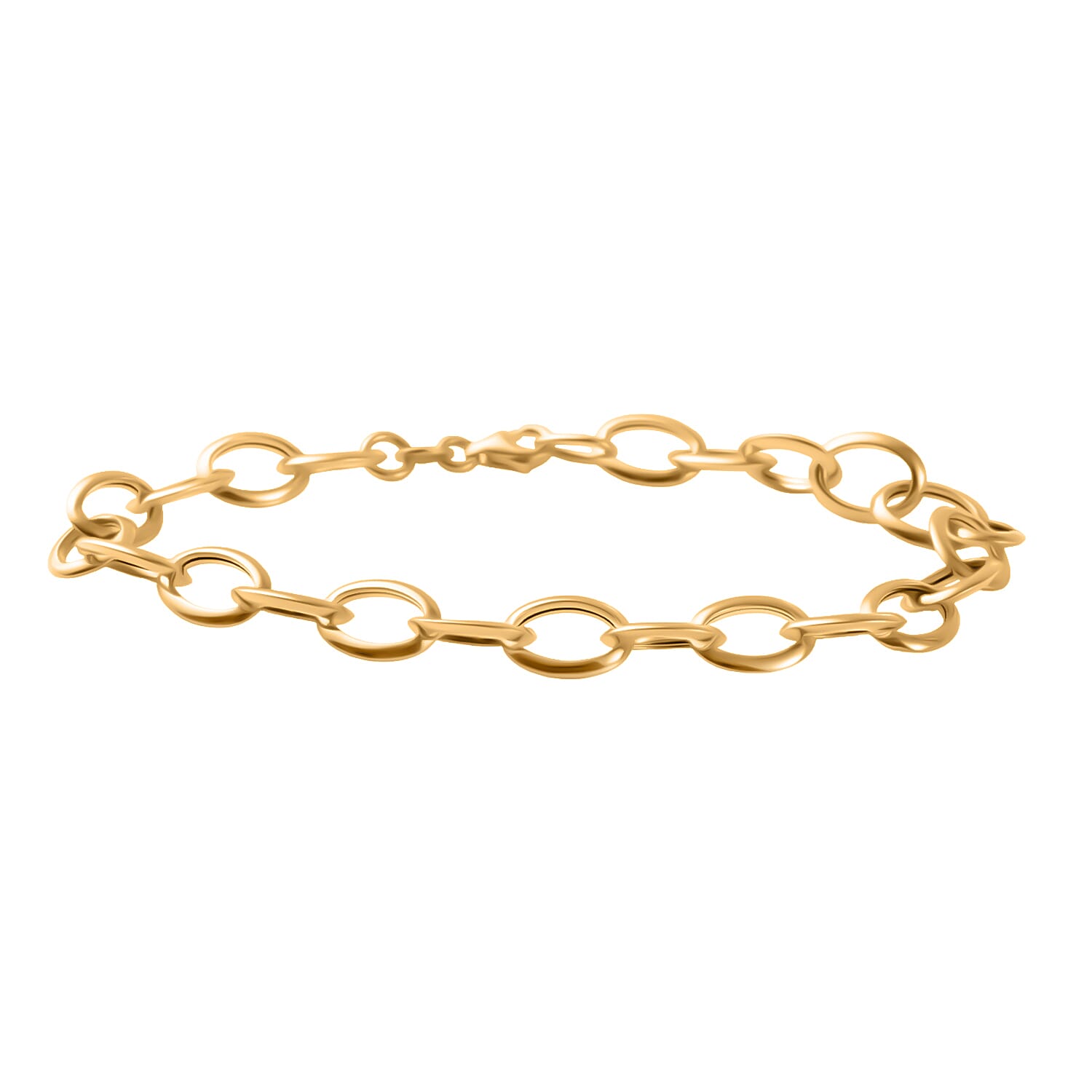 Maestro Collection - 9K Yellow Gold Rolo Bracelet (Size - 7.5) 7792174 1