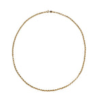 Maestro Collection - 9K Yellow Gold Rolo Necklace (Size - 20), Gold Wt. 4.5 Gms