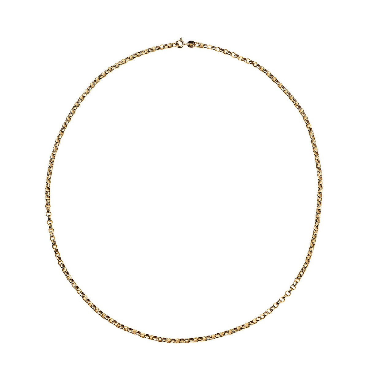 Maestro Collection - 9K Yellow Gold Rolo Necklace (Size - 20), Gold Wt. 4.5 Gms 7722959 1