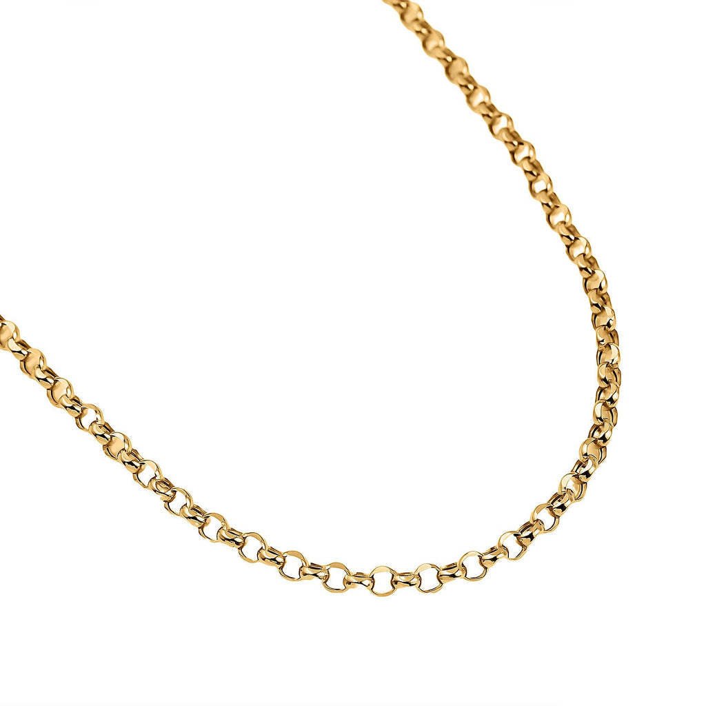 Maestro Collection - 9K Yellow Gold Rolo Necklace (Size - 20), Gold Wt. 4.5 Gms